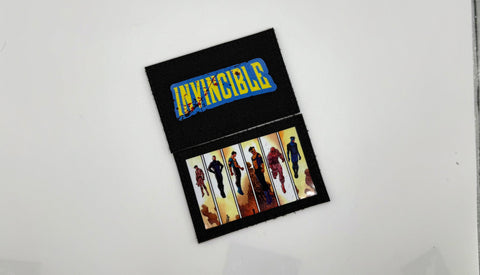 Invincible 2 Pc Laser Cut Morale Patches